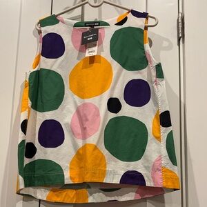 Uniqlo Sleeveless Blouse - Pink, Green, Yellow, White